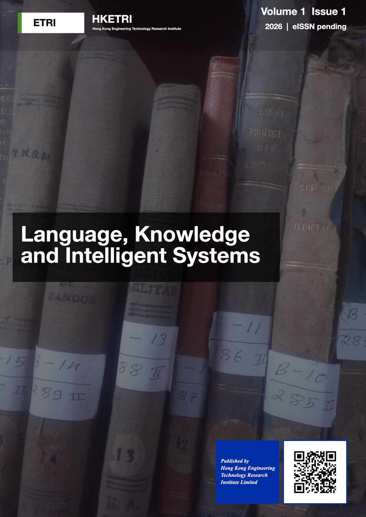 Language, Knowledge and Intelligent Systems journal thumbnail
